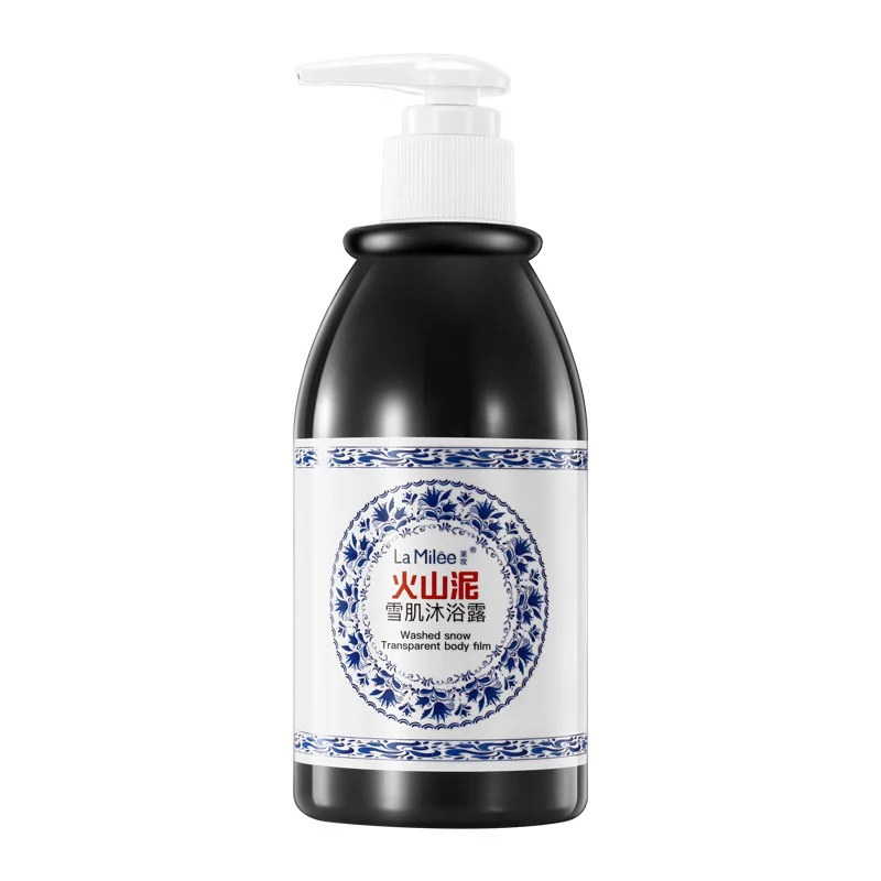 

250ml Volcanic Mud Body Wash Deep Cleaning Whitening Moisturizing Body Skin Care Shower Cream