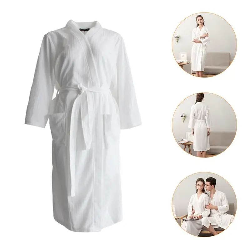 

1 Pc Multipurpose Nightclothes Practical Dacron Couple Robe