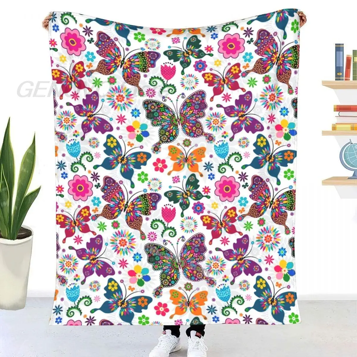 

Schmetterling Jigsaw Decke Sherpa Decke Bettwäsche weiche Decke