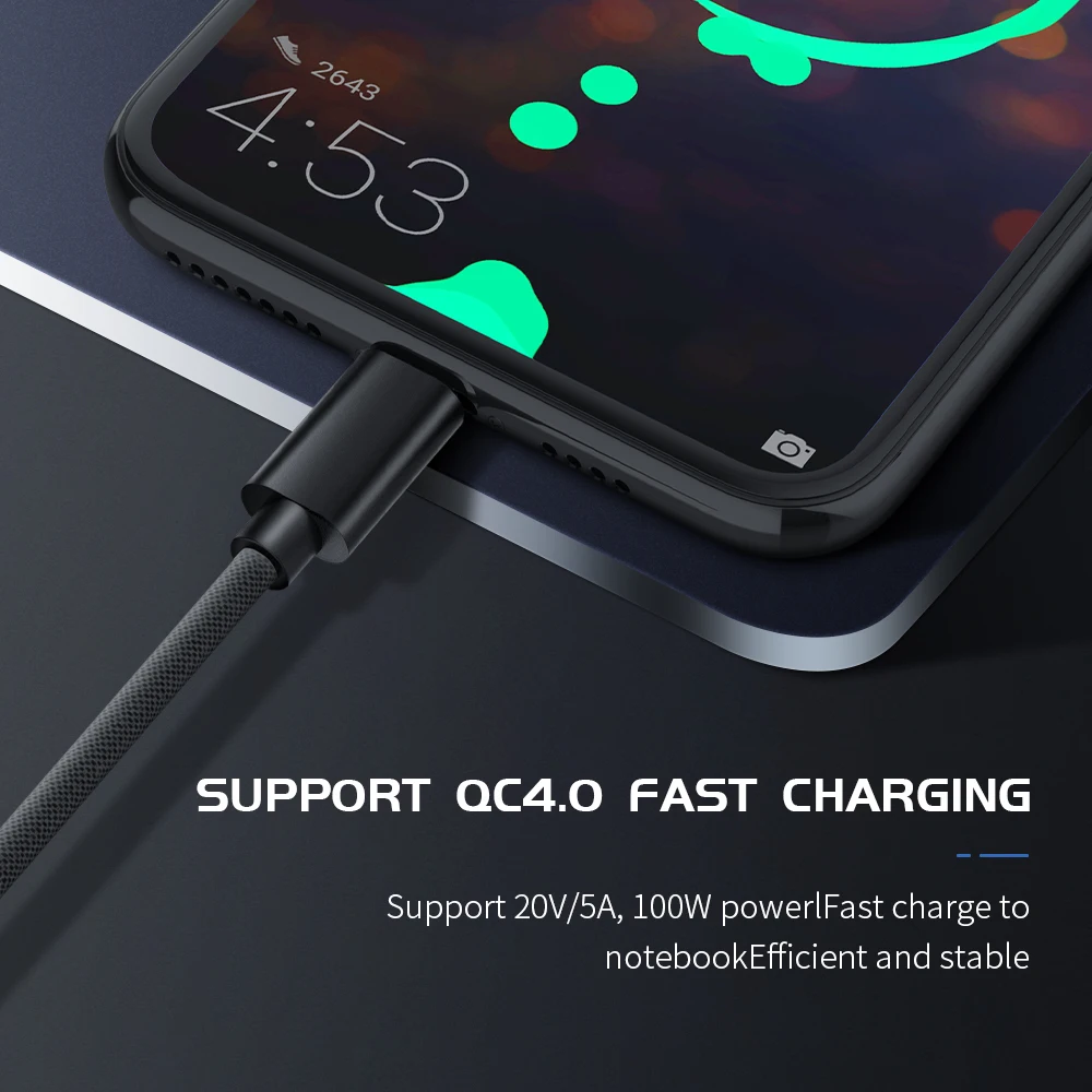 Кабель-адаптер USB Type-C на Micro 3 А 60 Вт | Мобильные телефоны и аксессуары