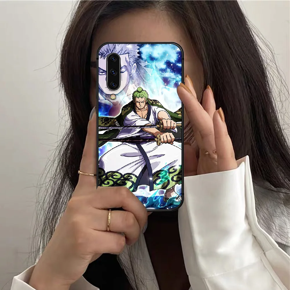 

Roronoa Zoro one pieces Phone Case For Samsung Galaxy A 72 52 71 70 51 41 40 31 30 21 20 10 S J 5 6 7 2017 2018 black Back