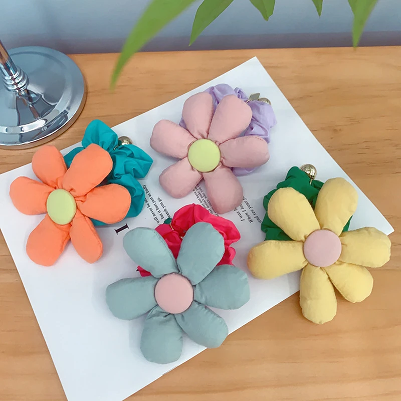 

Женская заколка-краб с цветами, милая романтичная заколка для волос в Корейском стиле, аксессуары для волос, 2022