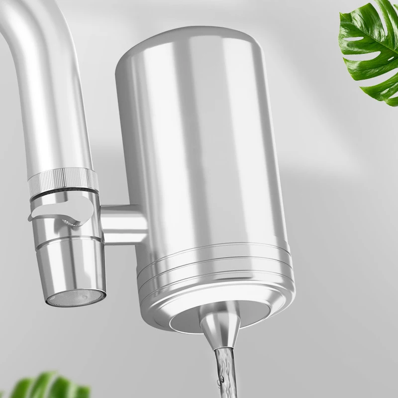 

HOT-Stainless Faucet Mount Steel Tap Water Filter with Ultrafiltration Membrane Reduce Faucet Water Purifier