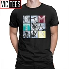 Футболка мужская с круглым вырезом, из чистого хлопка, с коротким рукавом