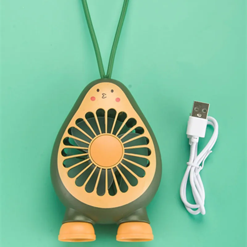 Мультяшный вентилятор авокадо USB настольный мини кулер Ручной Usb Охлаждающий для