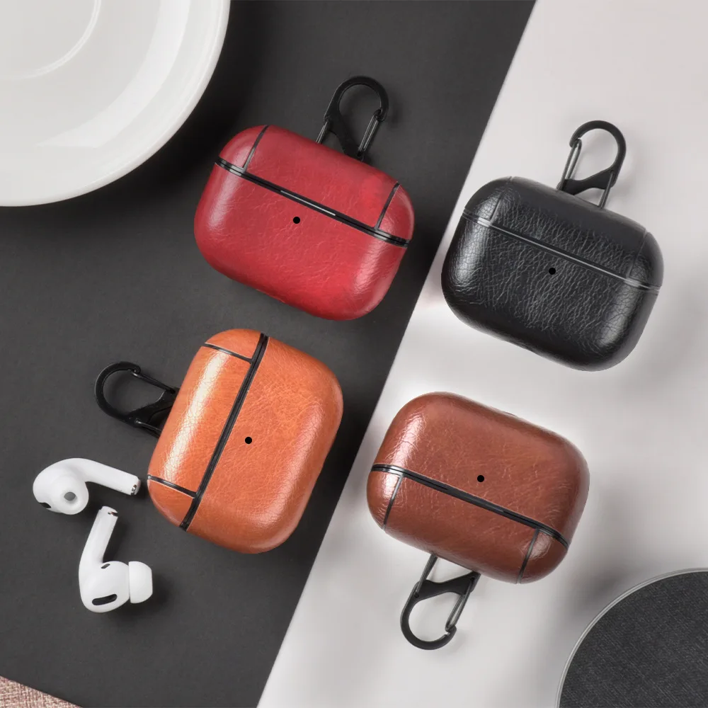 

Leather Case for Airpods pro 3 Earphone Accessories Bluetooth Earphone Case For airpods pro 3 Leather case