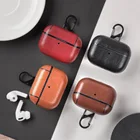 Кожаный чехол для Airpods pro 3 Аксессуары для наушников Bluetooth чехол для наушников для airpods pro 3 кожаный чехол