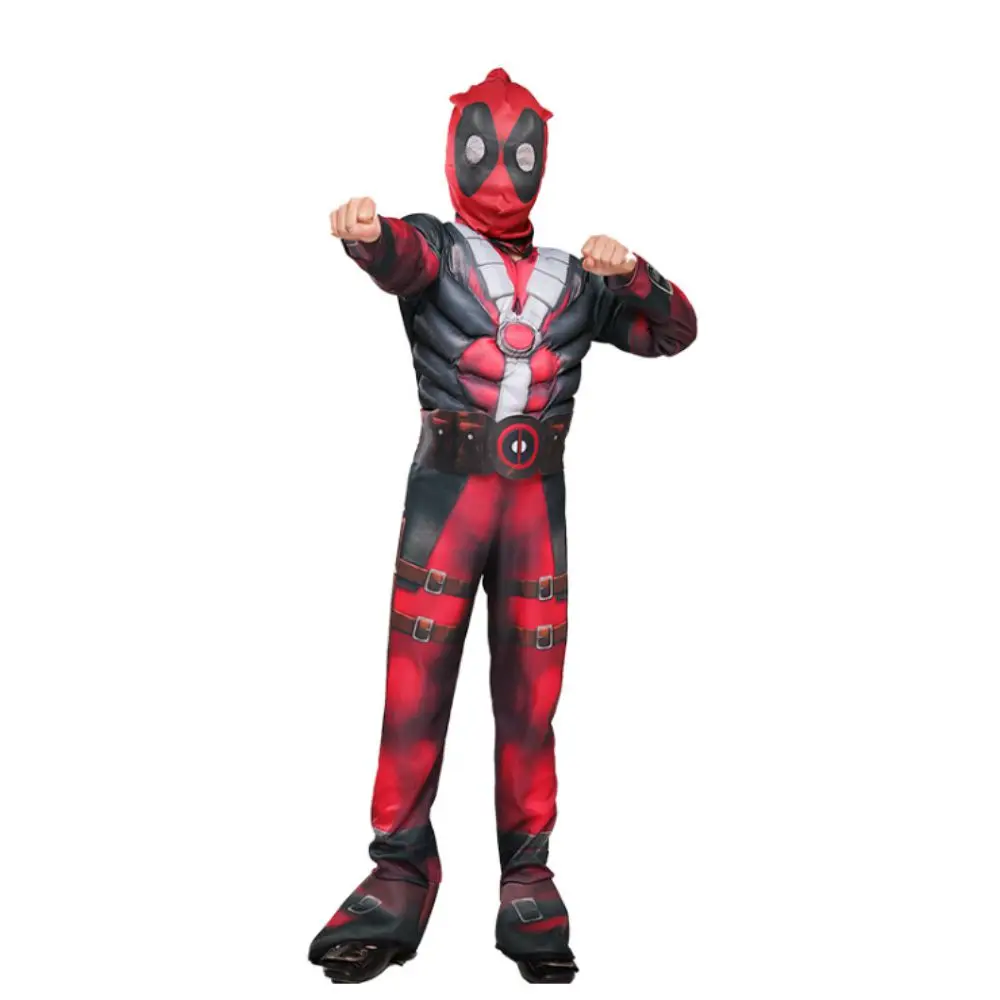 Костюм дедпула супергероя marvel полный головы Косплей 2019 |