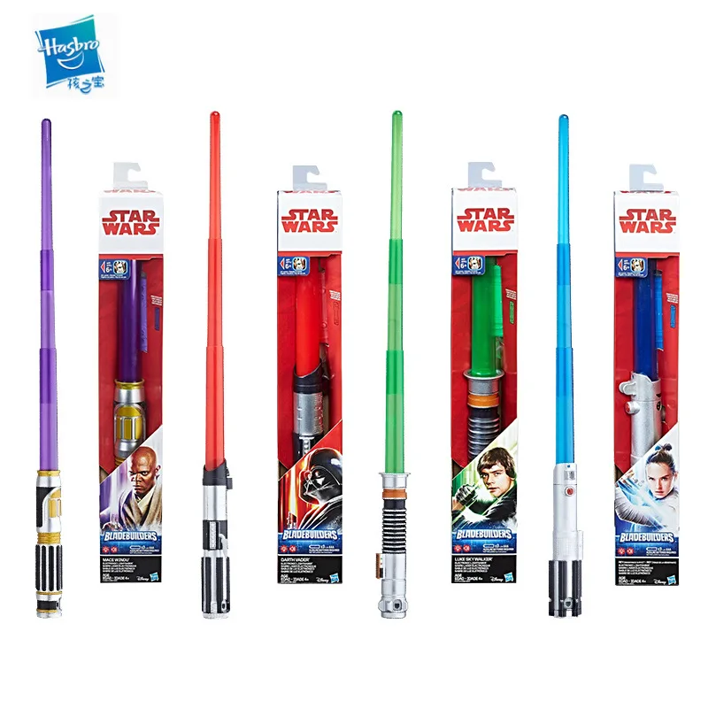 

Световой сабель Hasbro из Звездных войн, игрушки для мальчиков, звук и светильник, Электрический Дарт Вейдер, телескопический лазерный меч для ...