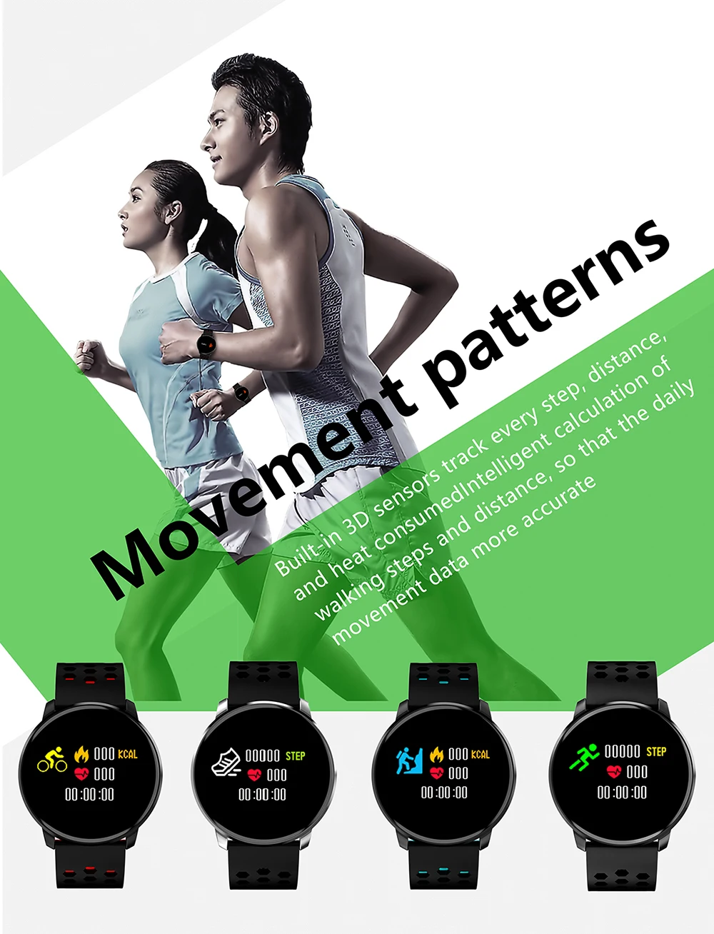 

M9 Sport smart watch Men Color Screen BT4.0 Waterproof Sleep Monitor notification Heart Rate Monitor Blood Pressure Oxygen