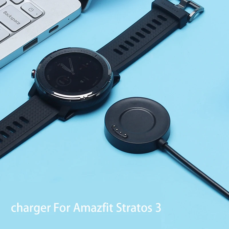 Портативное зарядное устройство док-станция для смарт-часов Amazfit Stratos 3 USB-кабель