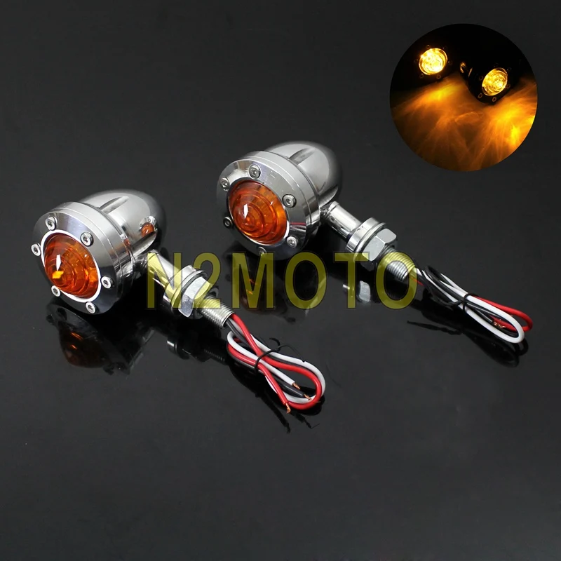 Винтажная настраиваемая мотоциклетная сигнальная лампа индикаторная дымовая