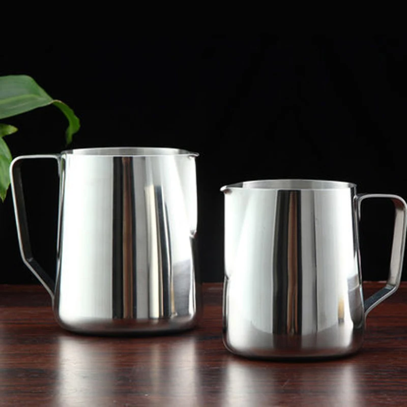 

Kitchen Stainless Steel Milk Frothing Jug Espresso Coffee Pitcher Barista Craft Pull Flower Cup Latte Milk Frothing Pitcher