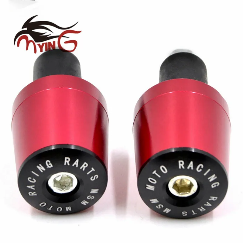 7/8 дюйма 22 мм ручная крышка руля ручные захваты Концевая заглушка для Kawasaki ER6F ER6N