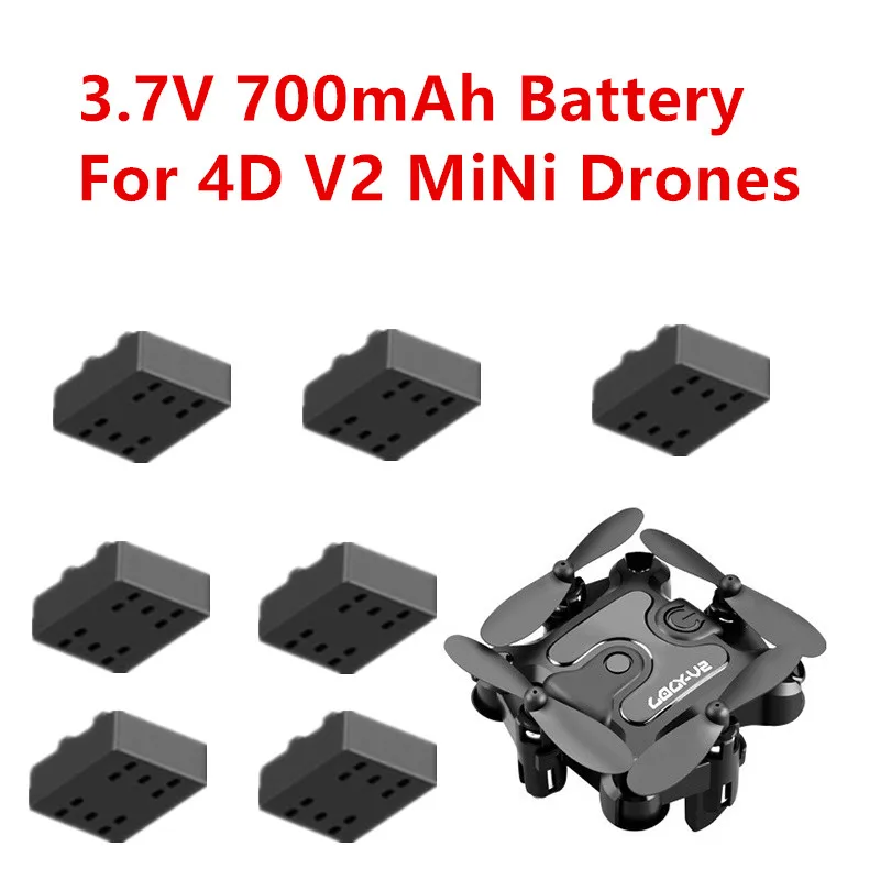 4D-V2 мини Дрон V2 оригинальные аксессуары 3 7 V 700mAh запасные части батареи подходит