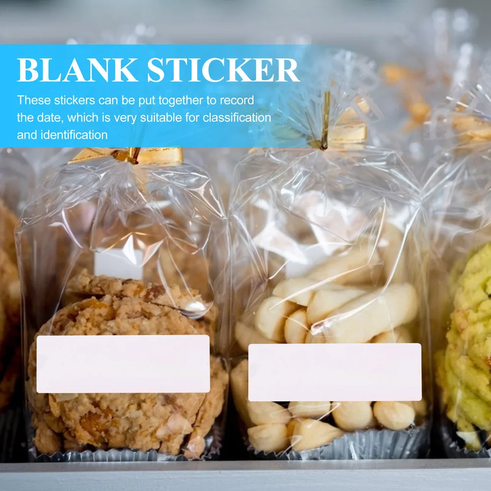 

1 Roll of Self-adhesive Stickers Food Marked Labels DIY Blank Stickers