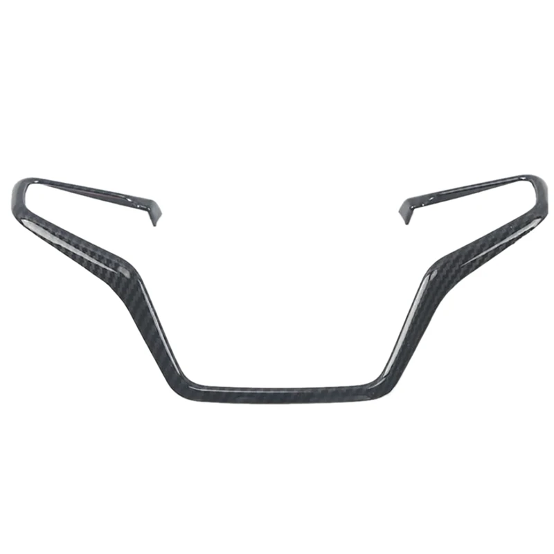

Carbon Fiber Style Car Steering Wheel Button Decor Frame Cover Trim for Honda CRV CR-V 2017-2021 Accessories, 1PCS