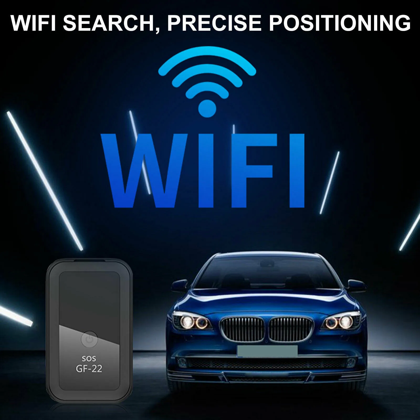 

Small GPS Tracker Strong Magnetic 1 Set 10-50 Meters Car Fits Truck Record GF22 Location Device
