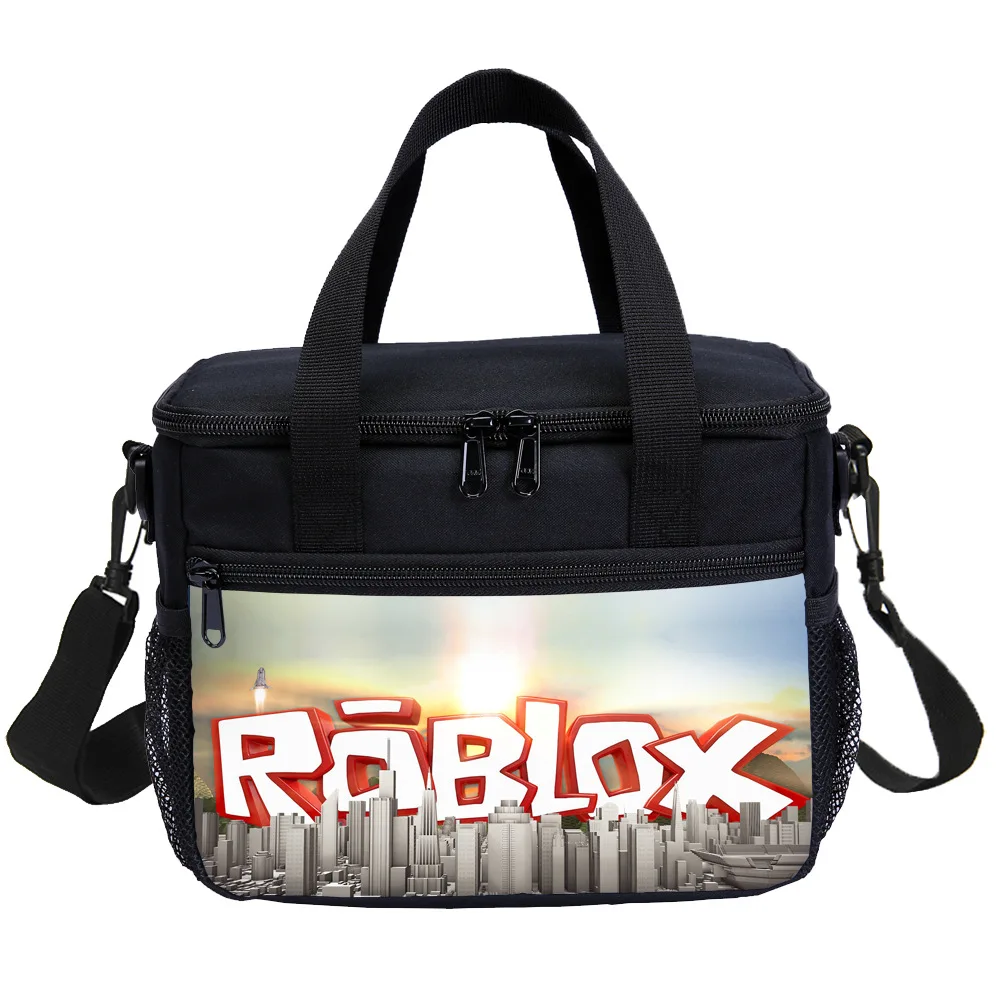Дизайнерский Ланч бокс Roblox для игр сумка ланча женщин и детей водонепроницаемая