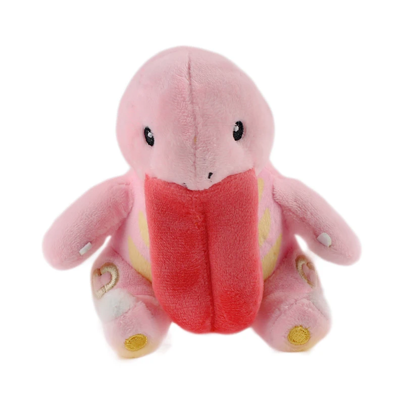 13cm Lickitung 12-20 см мультфильм аниме погремута Lickitung Gastly Snorlax Ekans Scolipede Psyduck Mew Zubat плюшевые игрушки животные мягкие куклы Подарки - Цвет: 13cm Lickitung