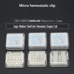 Гемостатический зажим, артериальный венозный зажим, небольшой зажим для кровяных сосудов, эксперимент с ПЭТ, закрытое устройство, Временный зажим, хирургический инструмент
