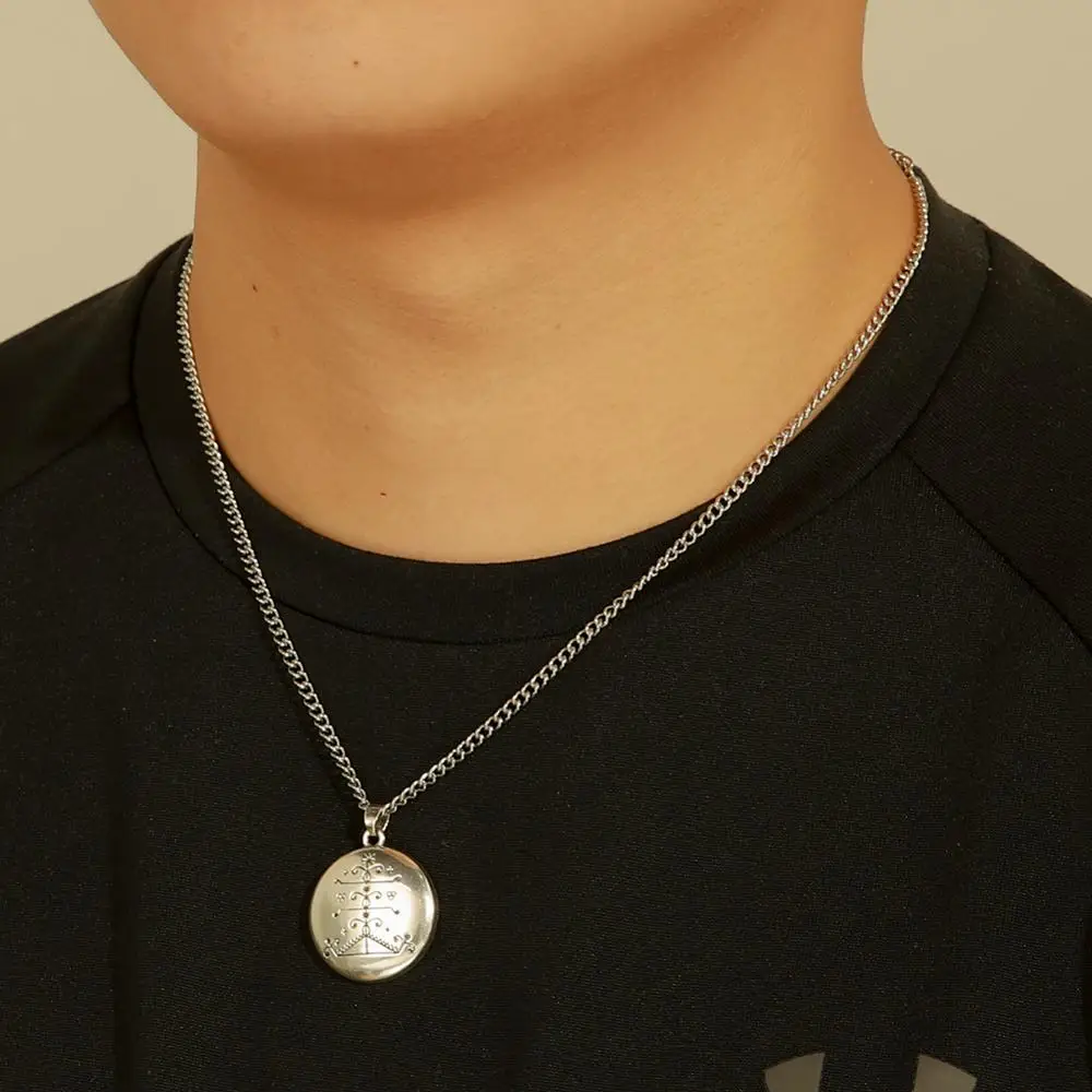 Fishhook Ogou Feray Voodoo Loa Veve Подвески Vodoun Lwa талисман для победы ювелирные изделия Hoodoo