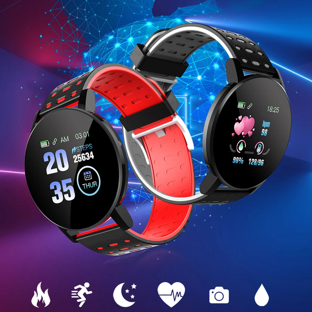 

Умные часы-браслет, шагомер, Bluetooth, пульсометр