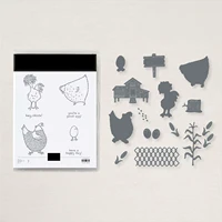 chicken metal cutting dies and stamps stencils for diy scrapbookingphoto album decorative embossing diy paper cards