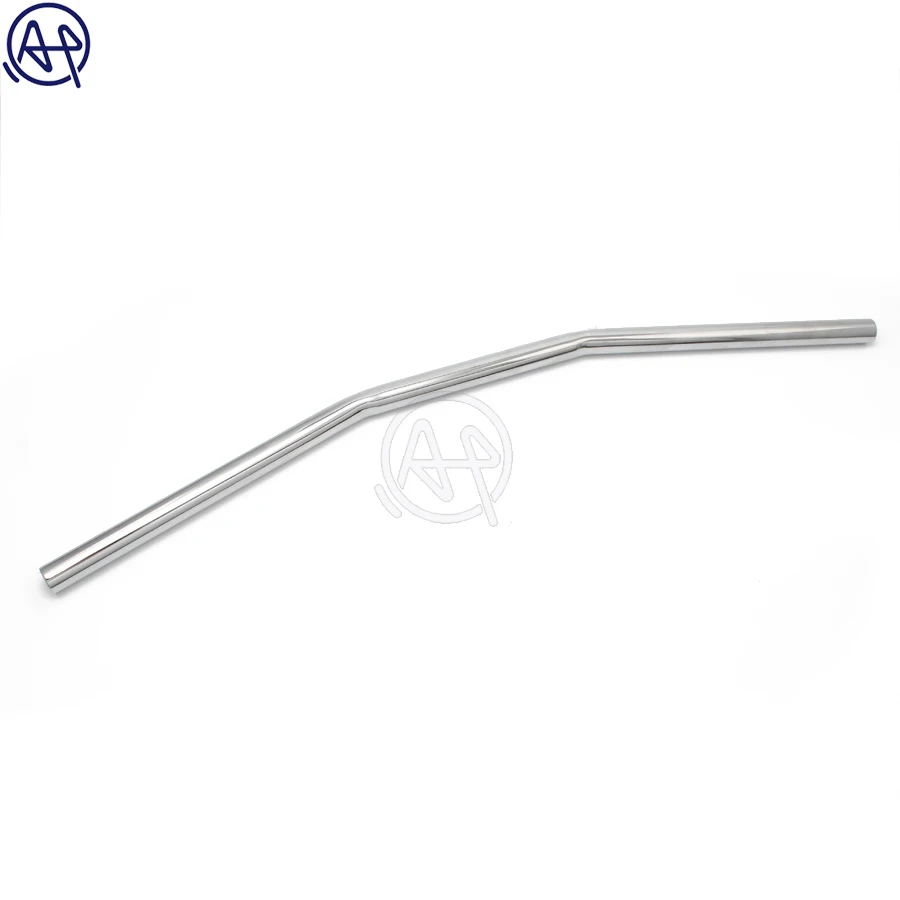 Черный/Хромированный мотоциклетный руль 1 дюйм 25 мм черная прямая тяга для Honda