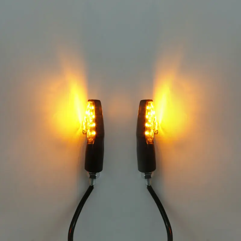 Motorcycle 12 V LED Bulb Turn Signals Indicators Lights 2 wires For Honda Harley Ducati Universal |