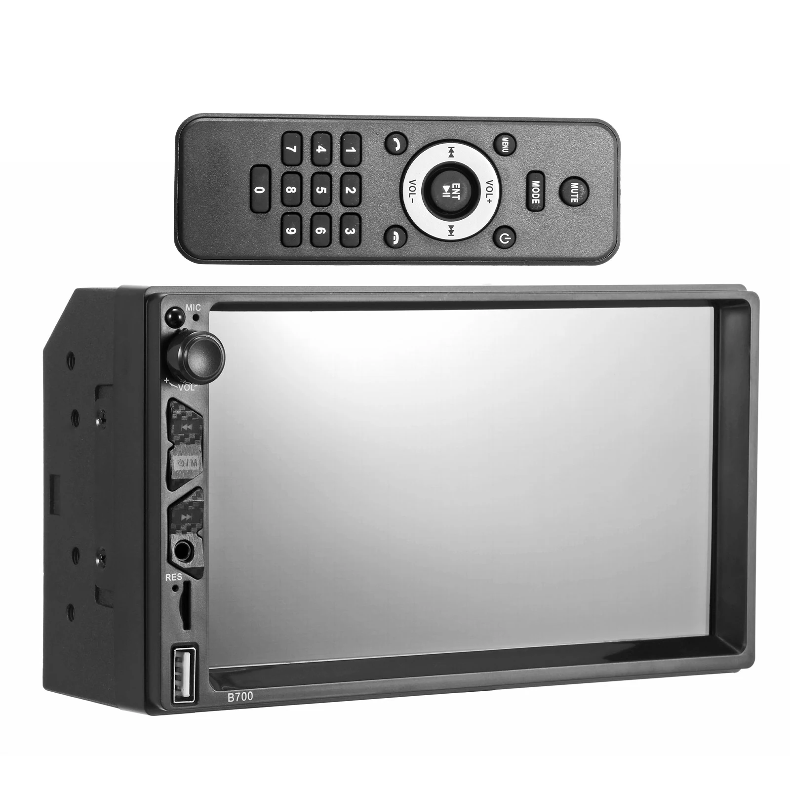 

B700C 7-дюймовый HD Автомобильный стереоприемник Bluetooth 5,0, многофункциональное Автомобильное видео радио MP5 плеер с дистанционным управлением, ...