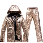 2020 модный лыжный костюм, куртка для сноуборда для мужчин и женщин, водонепроницаемая теплая ветрозащитная парная спортивная зимняя куртка и брюки для отдыха на природе