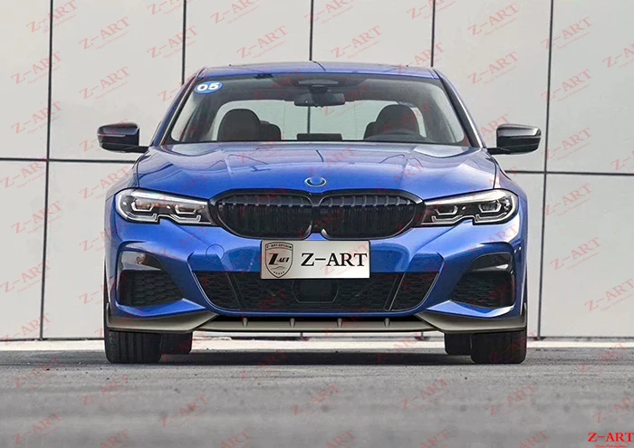 Z ART Пластиковая передняя губа ДЛЯ BMW G20 3 серии Передняя подбородка для 2019
