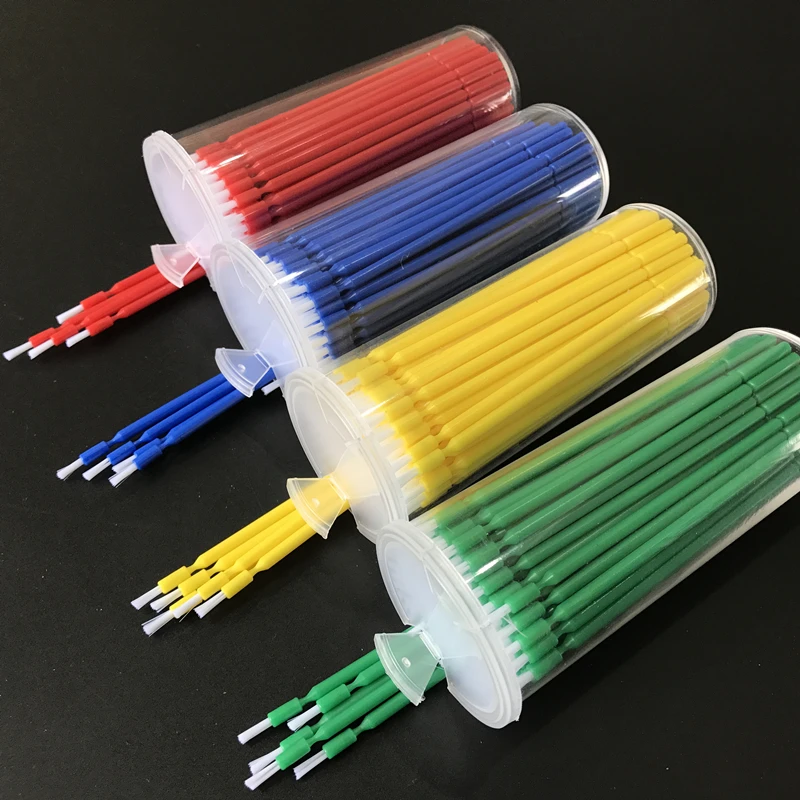 RZ3S 400pcDisposable микро Стоматологическая аппликатор 4 бочки расходные