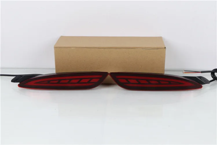 1 пара светодиодный задний фонарь тормозной светильник бампер декоративная