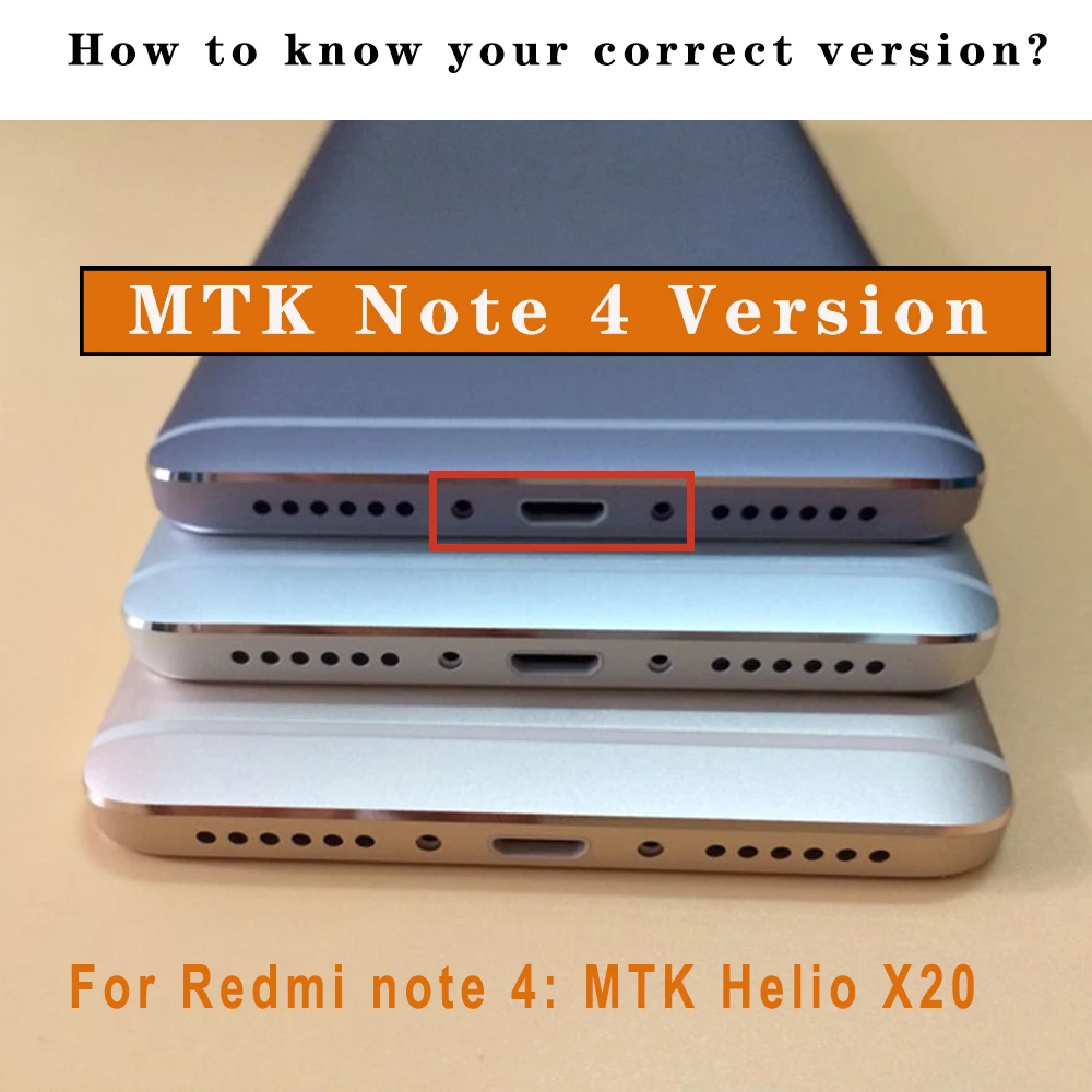 ЖК дисплей с рамкой для Xiaomi Redmi Note 4 MediaTek панель сенсорного экрана дигитайзер MTK