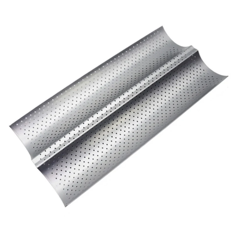 Пищевой углеродистой стали 2 паза волна французский противень для выпечки хлеба