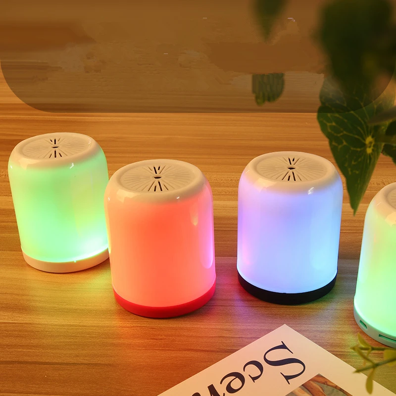 Светильник излучающий Bluetooth динамик мини-карта басовая пушка семь цветов лампа