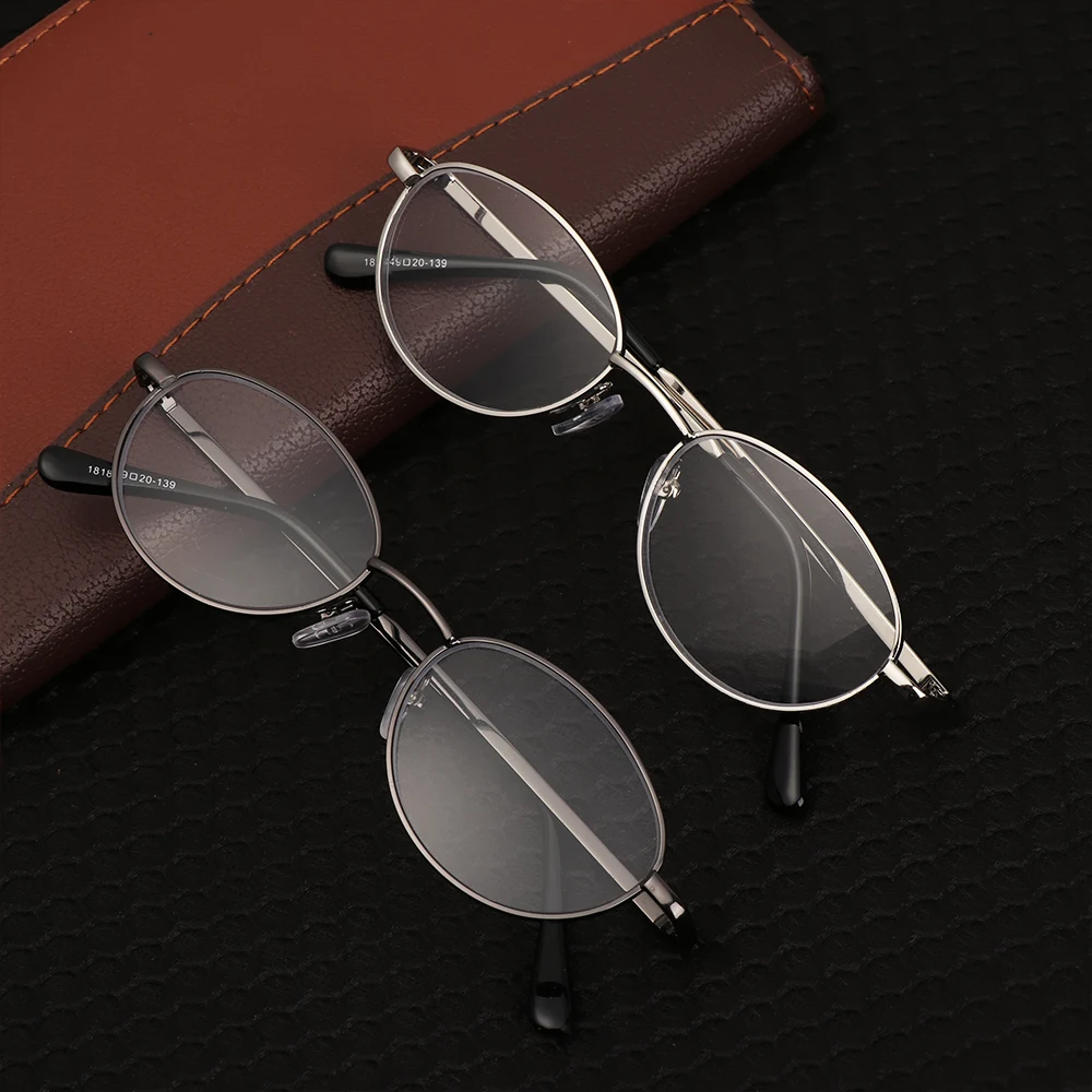 Очки для чтения с защитой от синего светильник металлическая оправа женщин и