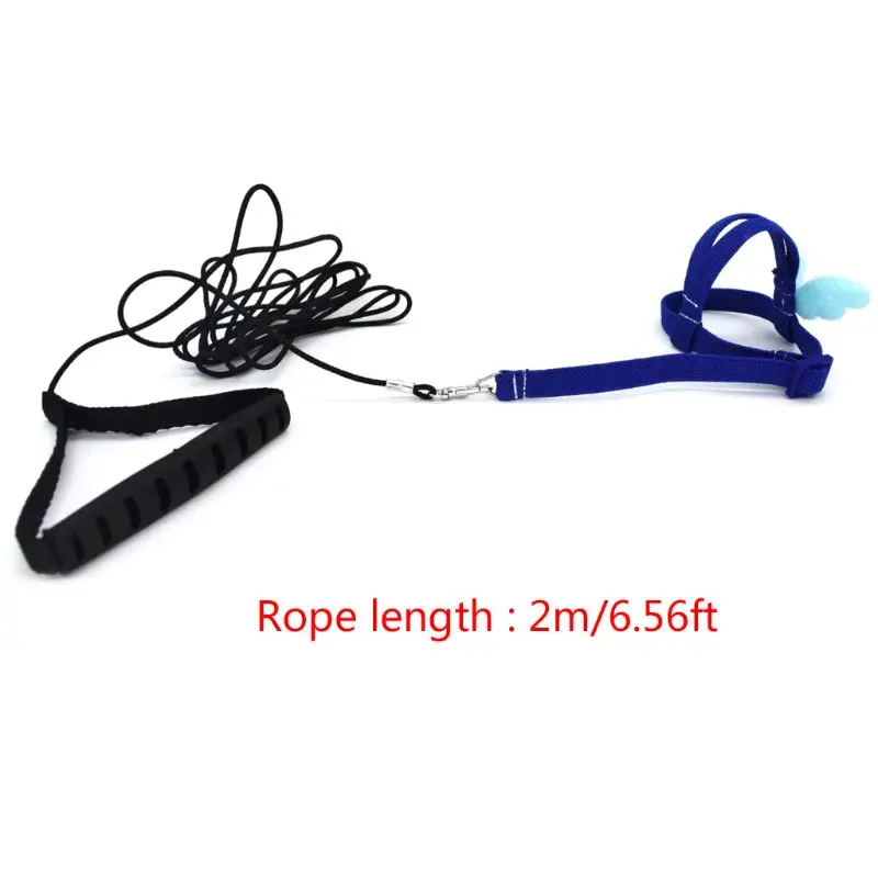 Сверхлегкий поводок для животных мягкая тренировочная лента против укусов 2 м
