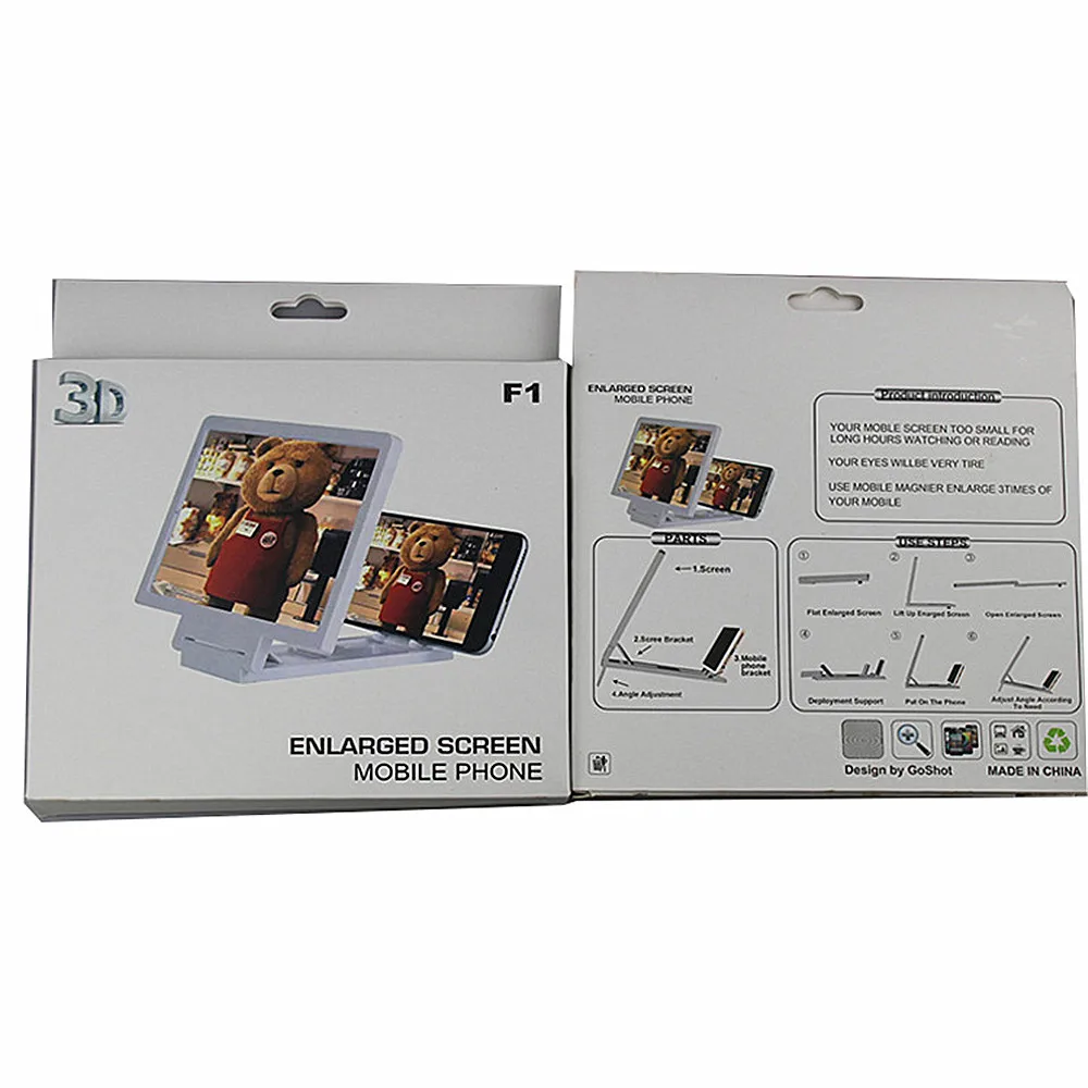 Hd радиационная защита 3 D мобильный увеличитель для экрана телефона