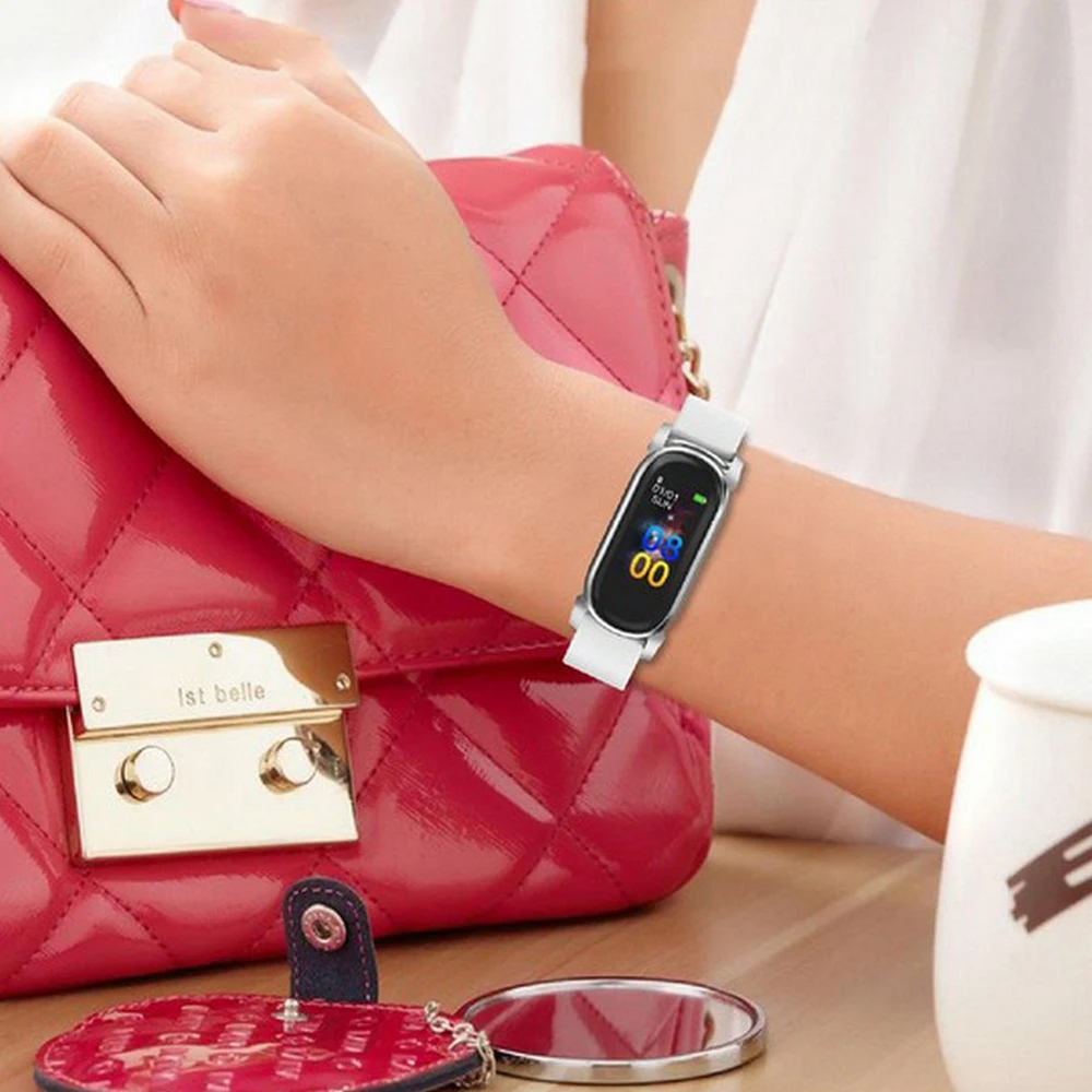 

High Quality Smart Bracelet Waterproof Temperature Heart Rate Measurement Smart Bracelet Multifunction Sports Watch for Gift