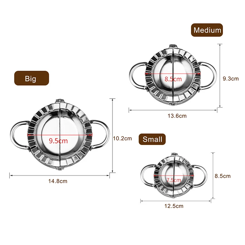 

Kitchen Dumpling Maker Stainless Steel Dough Cutter Pie Ravioli Dumpling Mould Kitchen Pastry Tools Accessories Cutting Tool