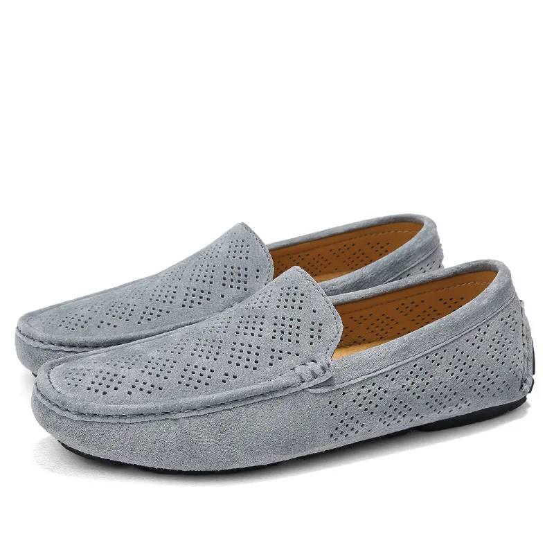 New Style Summer Moccosins Slip-on Loafers Driving Men Shoes Trendy Wear-Resistant Versatile | Обувь