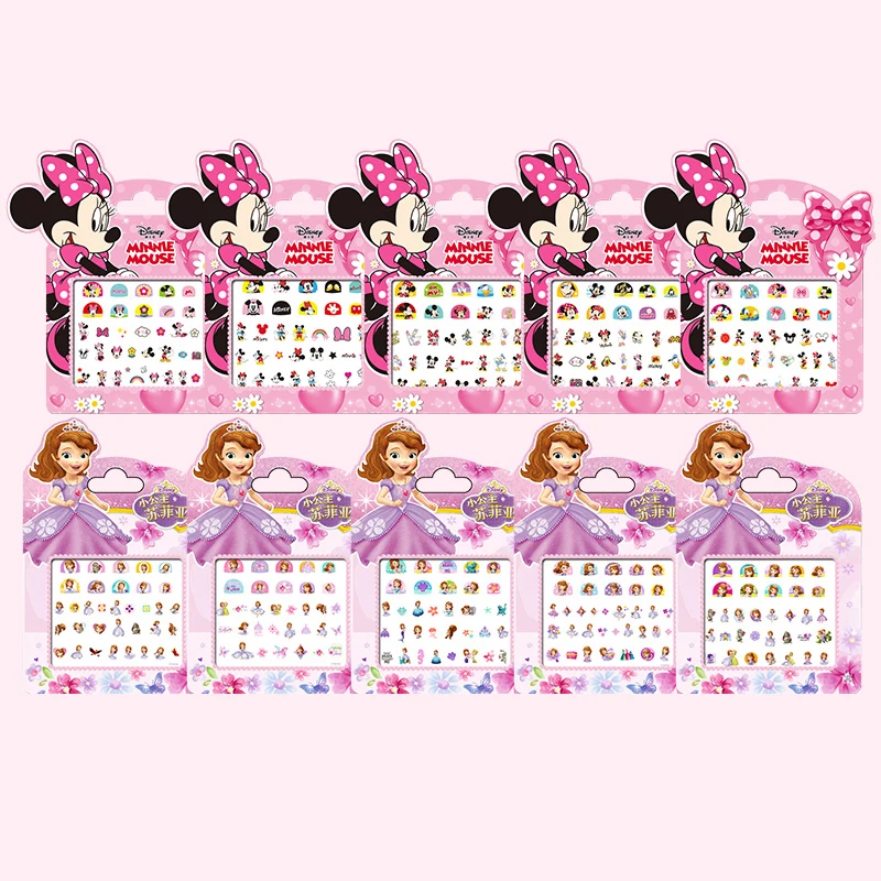 Детские макияжные игрушки Disney Холодное сердце 2 Эльза и Анна наклейки для ногтей