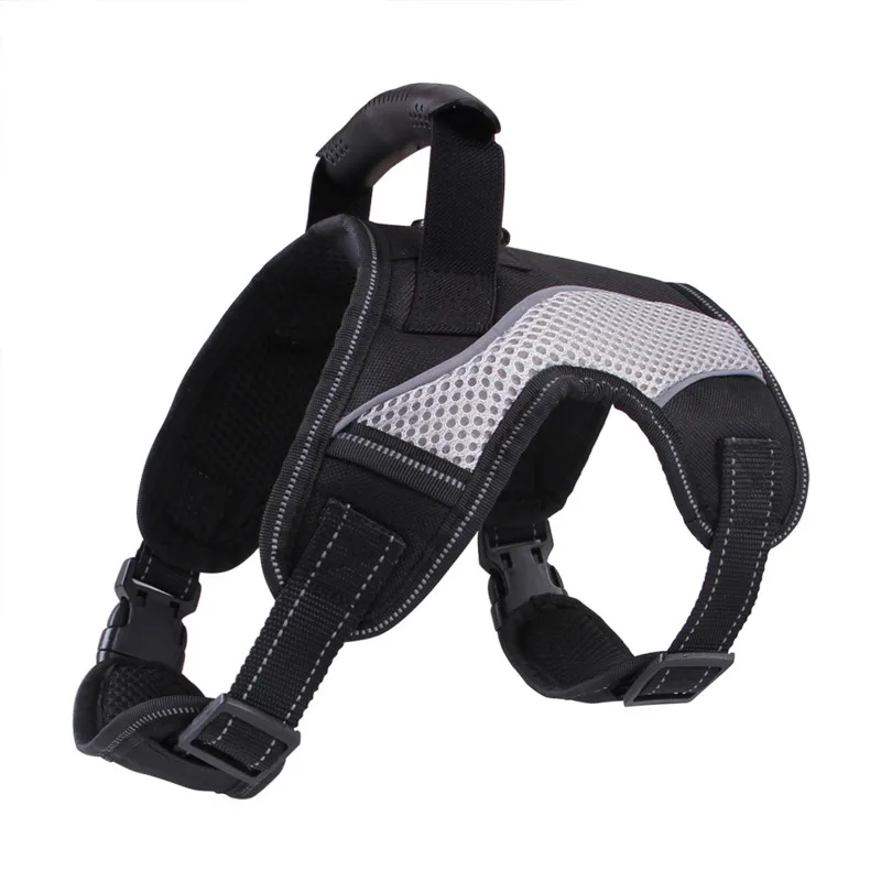 

Pet Dog Harness Vest Breathable Reflective Big Dog Collar Portable Harness German Shepherd Outdoor Training Dogs Accessories