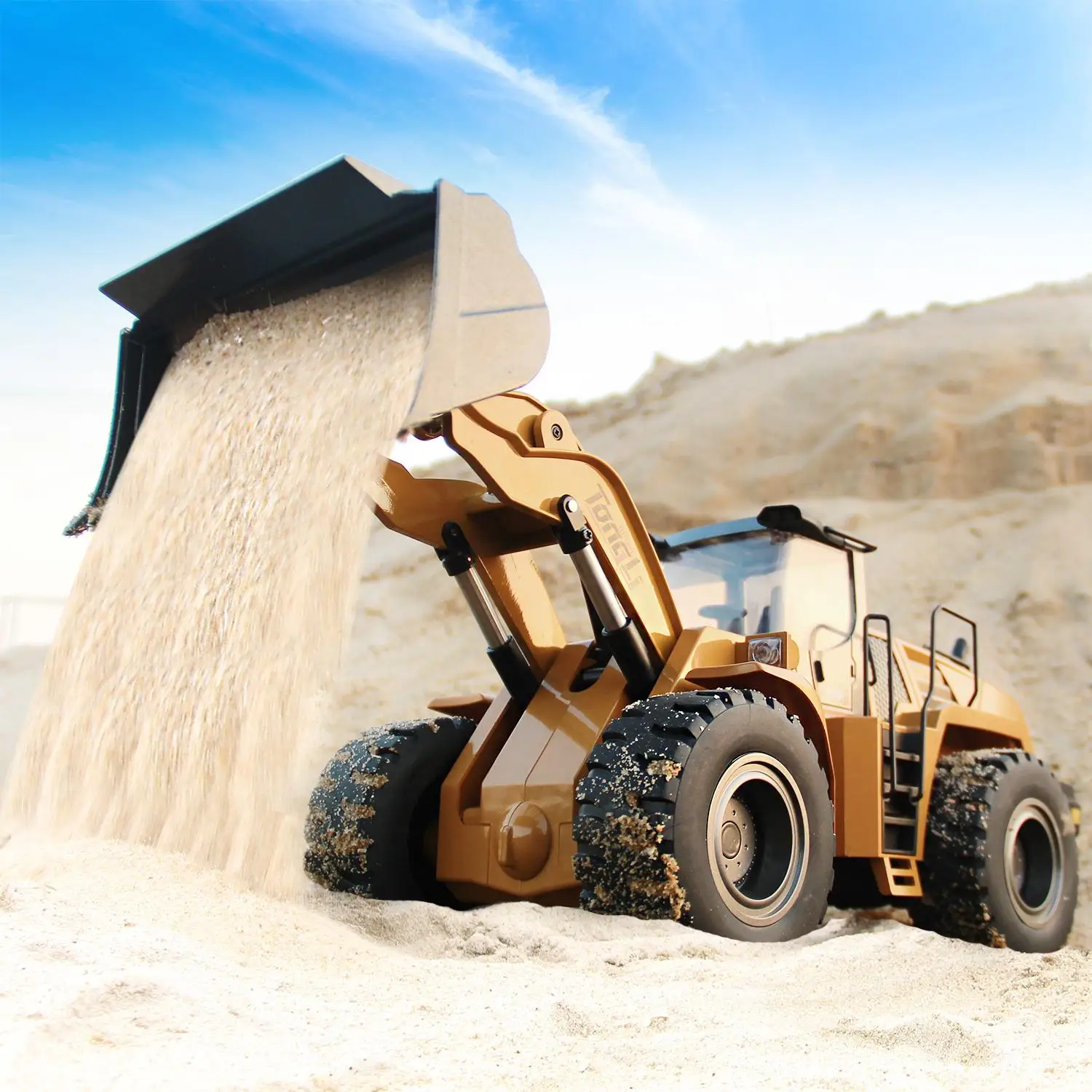 машинка погрузчик на радиоу