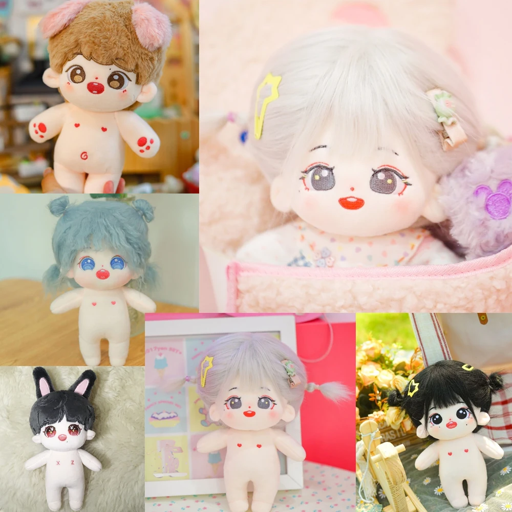 Cheap 20cm Baby IDol Doll personalizzazione Star Toy Souvenir peluche per Wangyibo Xiaozhan Gongjun Fans Collection regalo per bambini