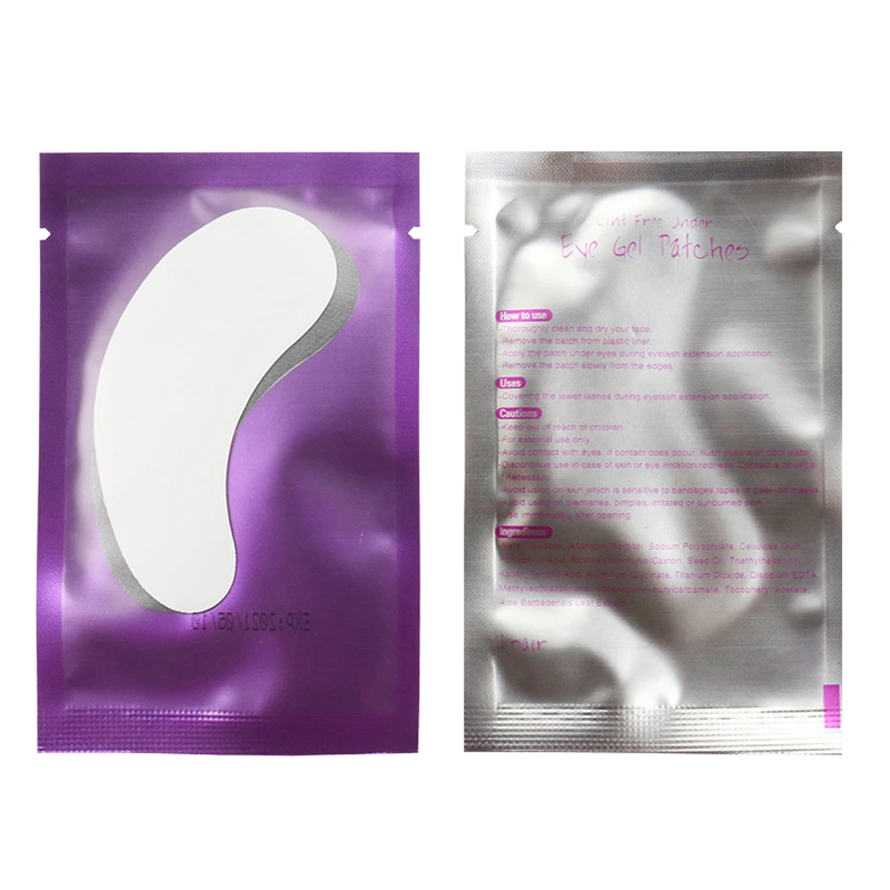 Гидрогелевая изоляция накладных ресниц под ресницами подкладка из коллагена