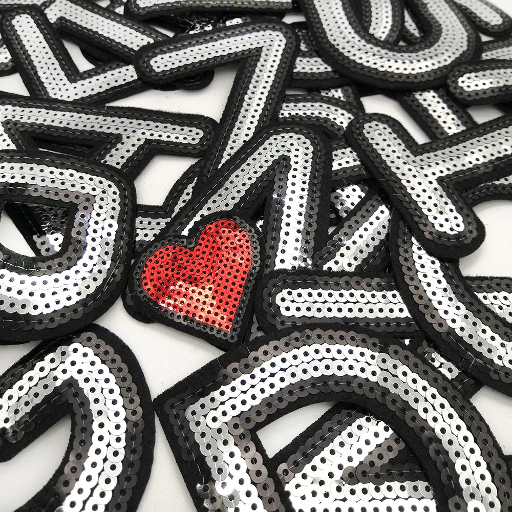 Утюжок на буквах блесток патчи аппликация Thrasher для одежды Фиолетовый Синий